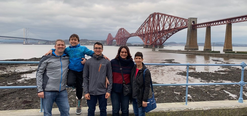 The Forth Bridge completed in 1890