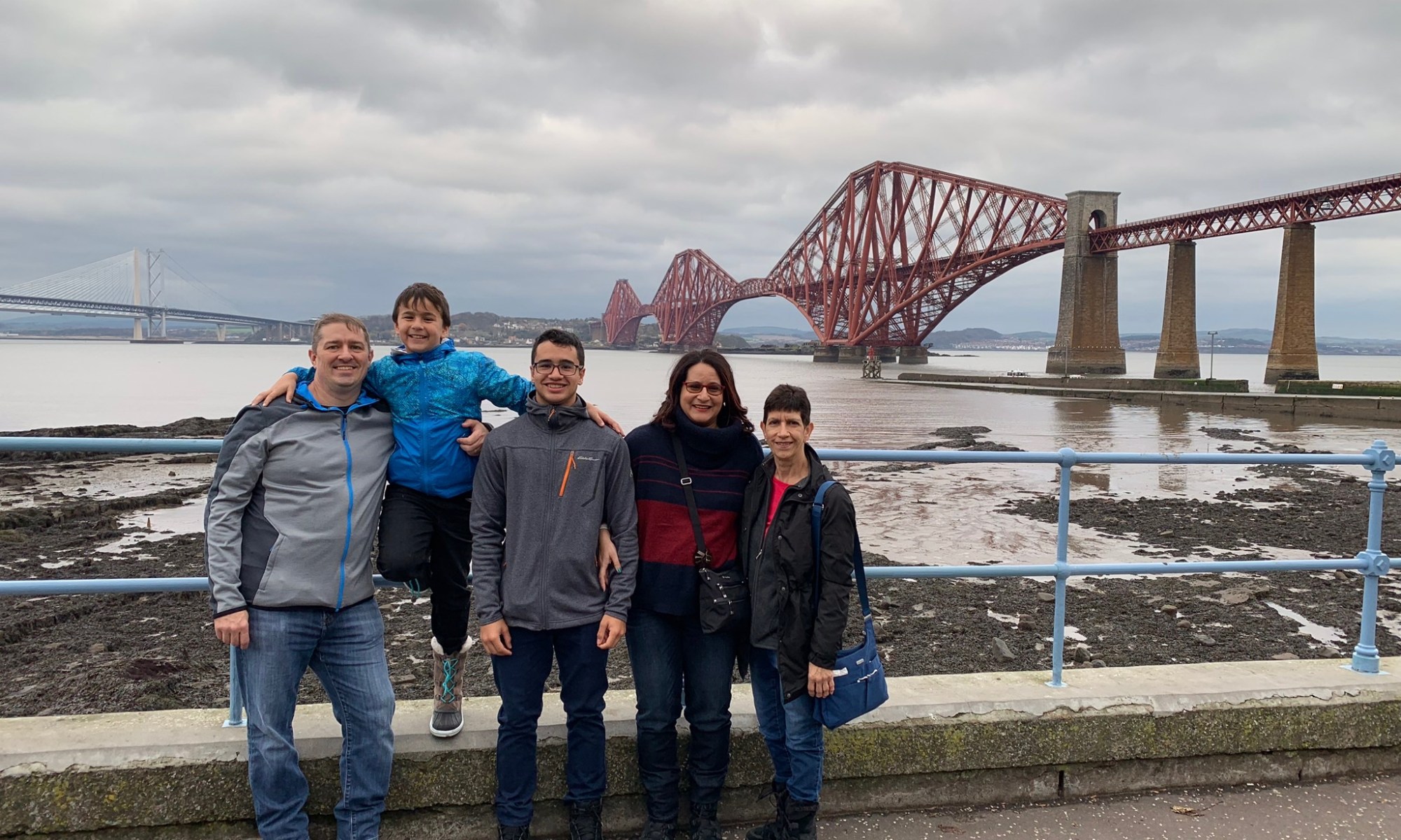 The Forth Bridge completed in 1890